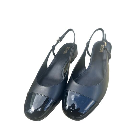 New MICHAEL Michael Kors Perla Flex Slingback black Flats. Size-9.5 - Picture 2 of 6